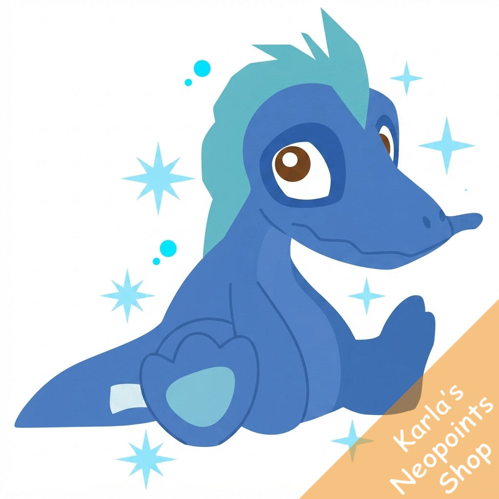 Magical Blue Krawk Plushie