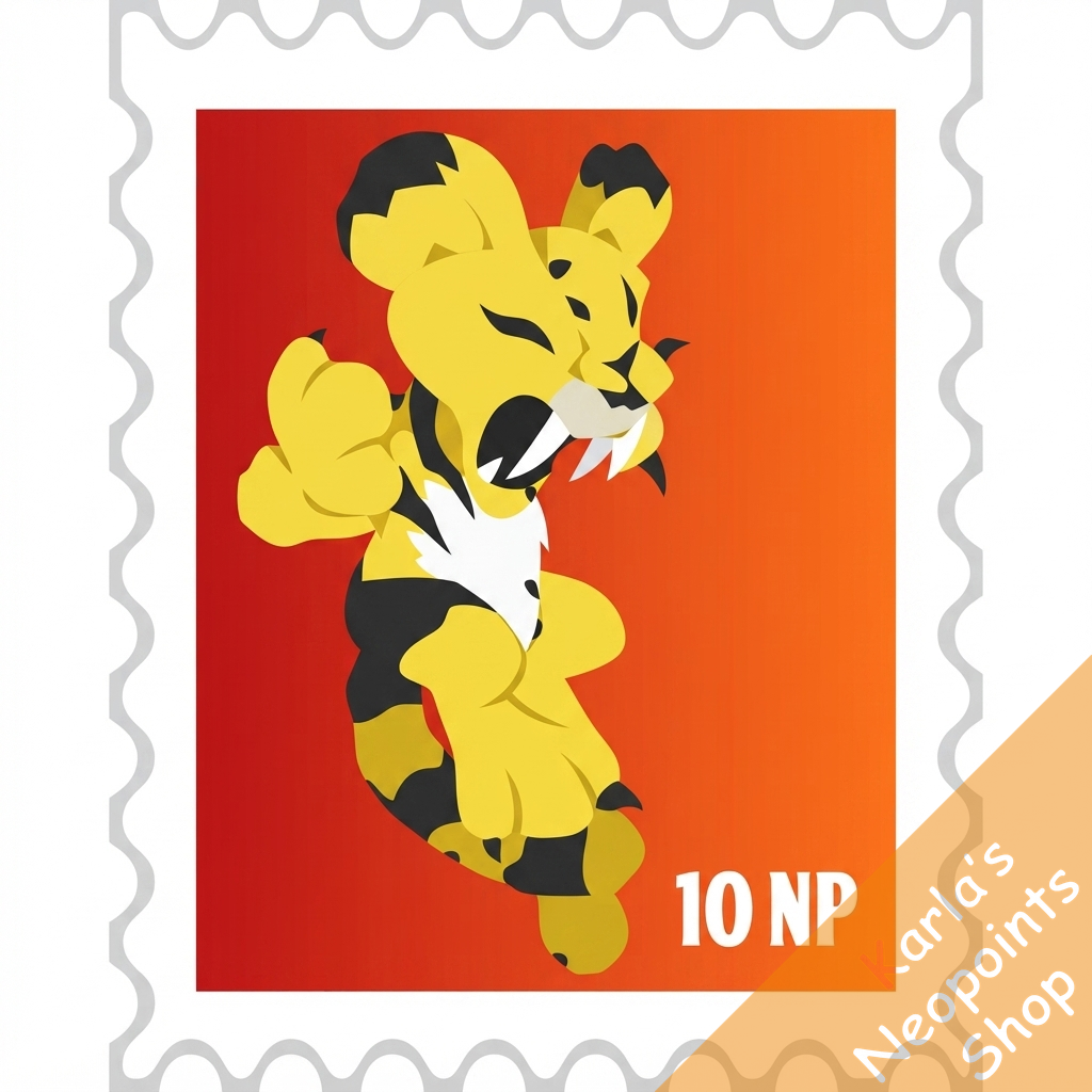 Tyrannian Kougra Stamp