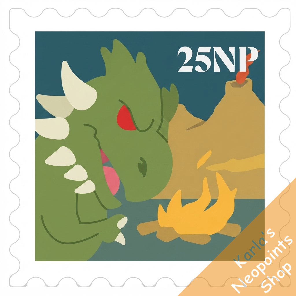 Tyrannian Grarrl Stamp