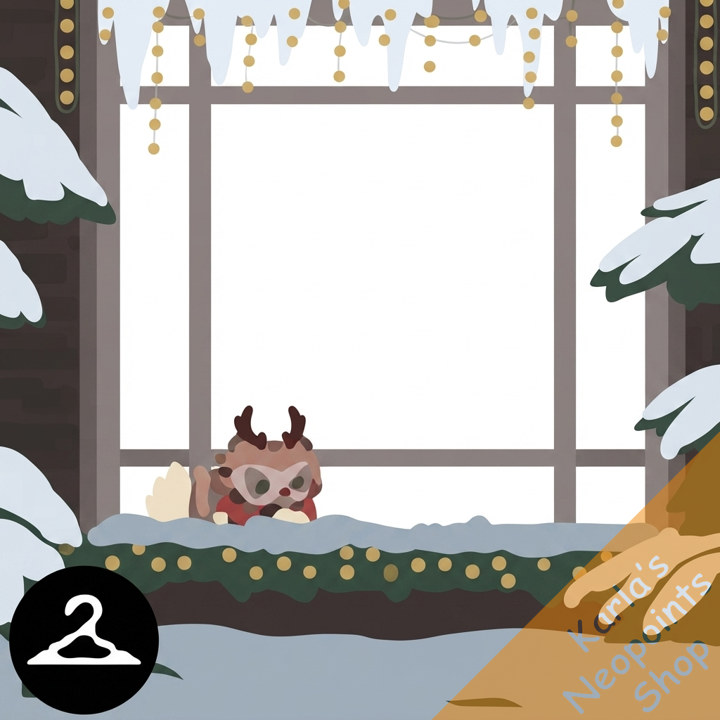 Cosy Holiday Window Foreground