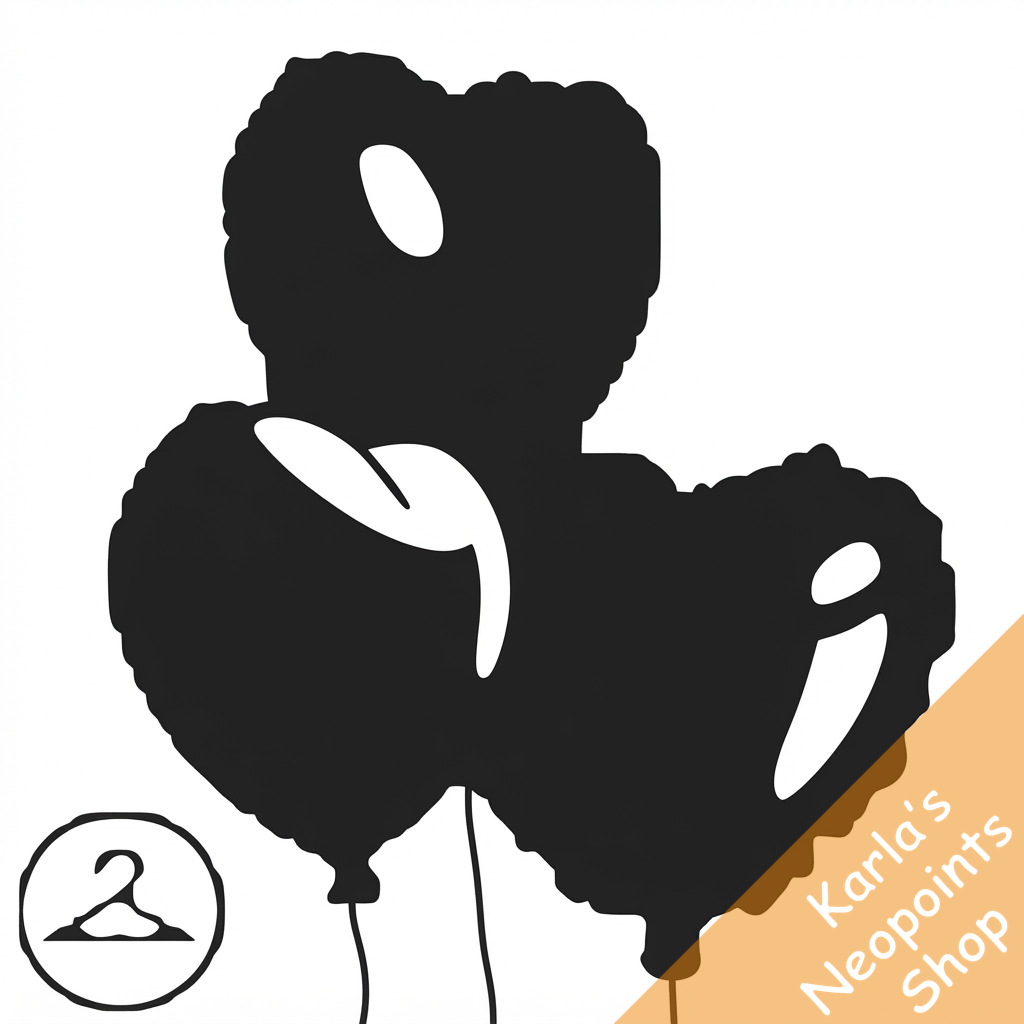 Gothic Valentine Balloons