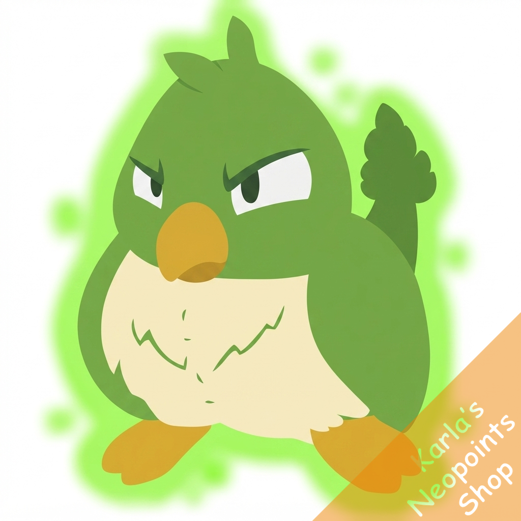 Magical Green Pteri Plushie