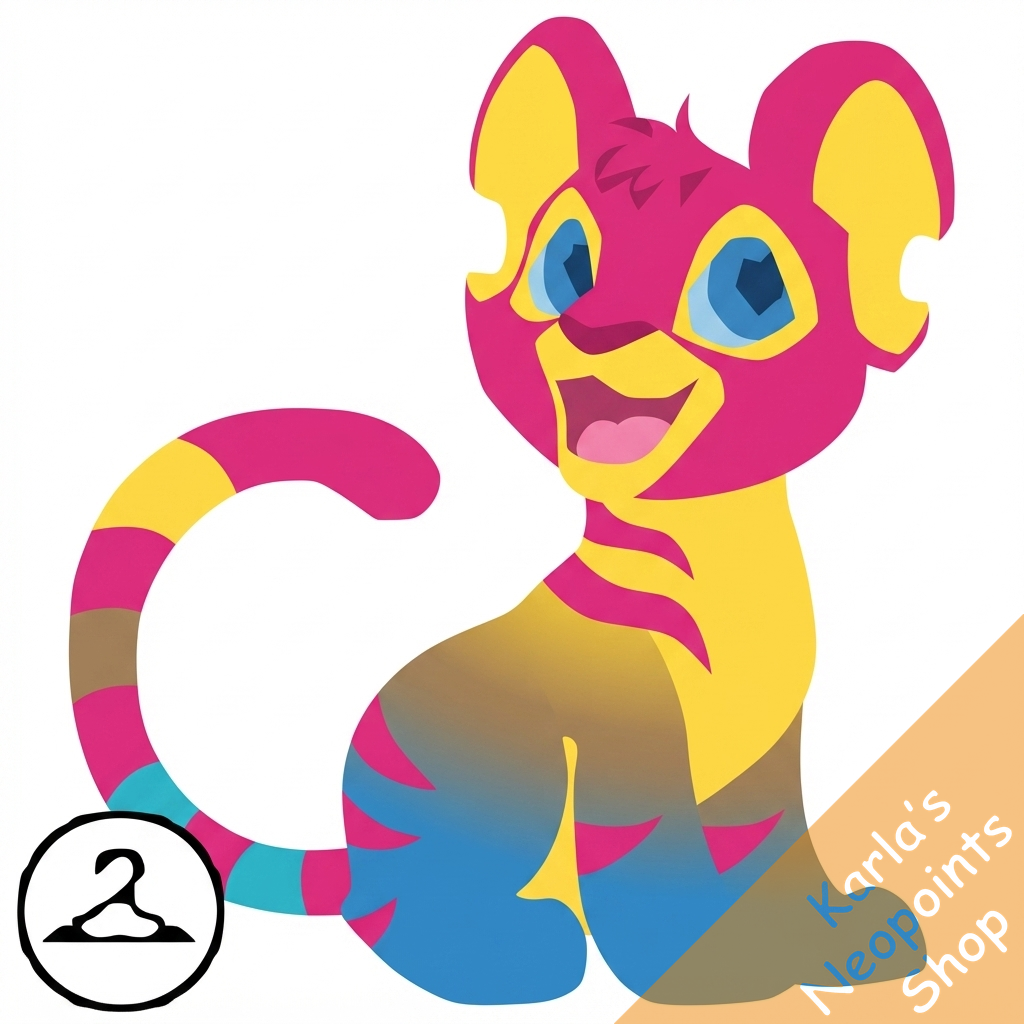 Prismatic Pansexual: Adoring Rainbow Kougra