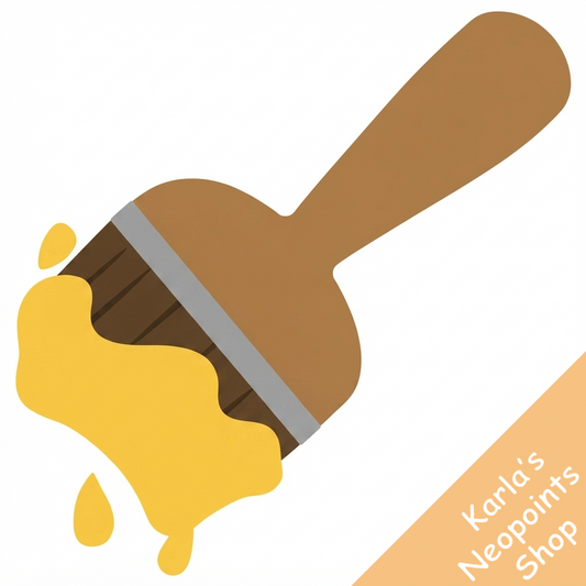 Golden Paint Brush