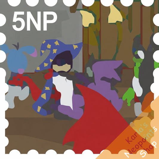 Meridell Heroes Stamp