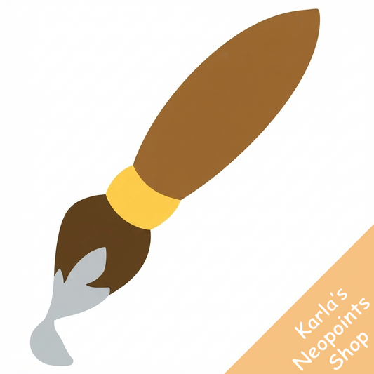 Grey Petpet Paint Brush