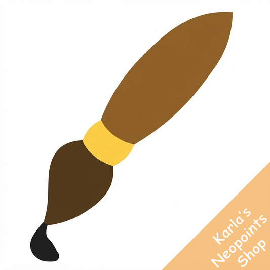 Black Petpet Paint Brush