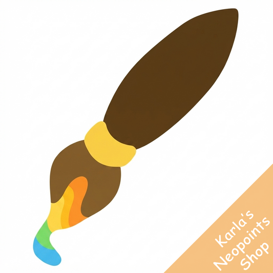 Rainbow Petpet Paint Brush