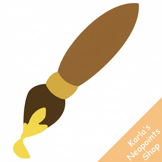Yellow Petpet Paint Brush