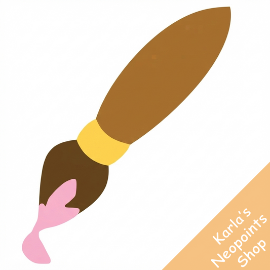 Pink Petpet Paint Brush