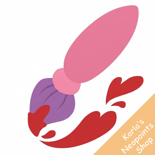 Valentine Petpet Paint Brush