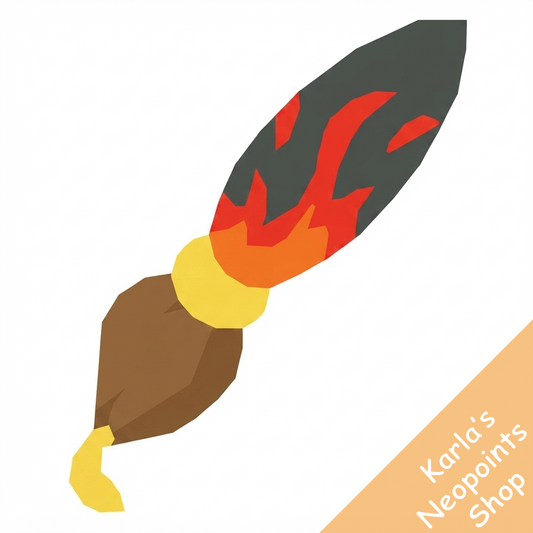 Fire Petpet Paint Brush