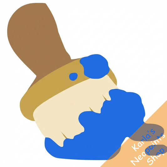 Blue PaintBrush Cookie