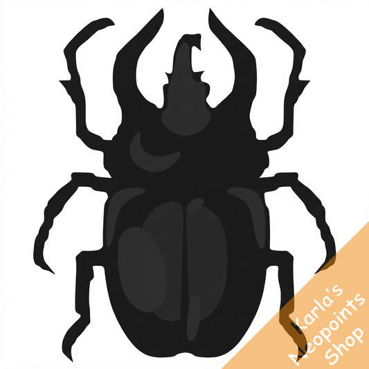 Large Black Collectable Scarab