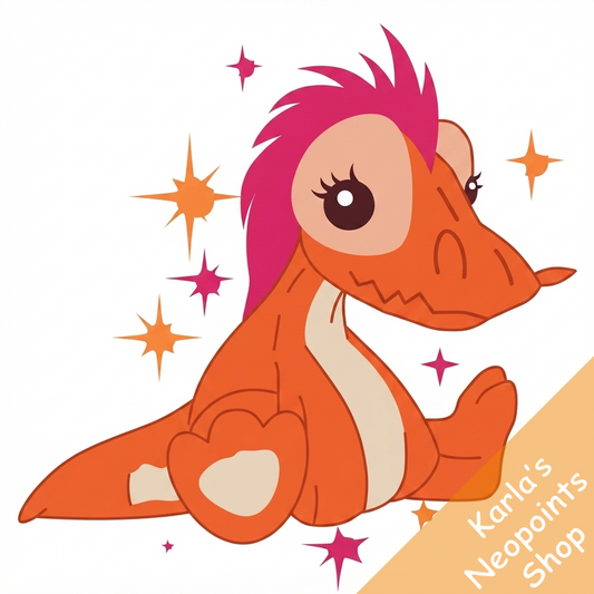 Magical Red Krawk Plushie