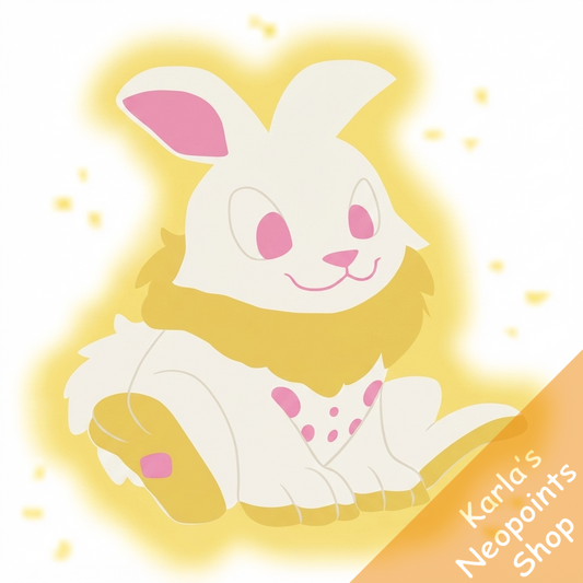 Magical Yellow Cybunny Plushie