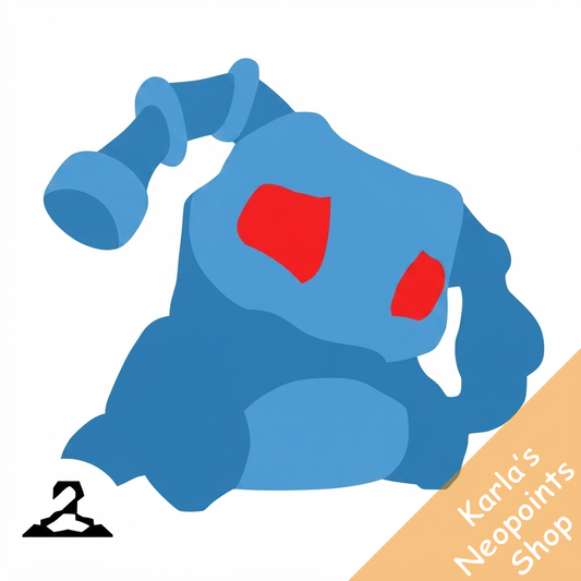 Magical Blue Grundo Plushie Handheld