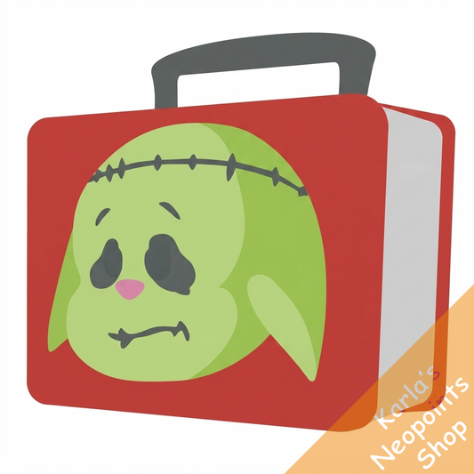 Halloween Kacheek Lunch Box