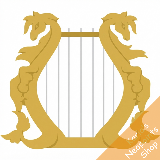Golden Peophin Harp