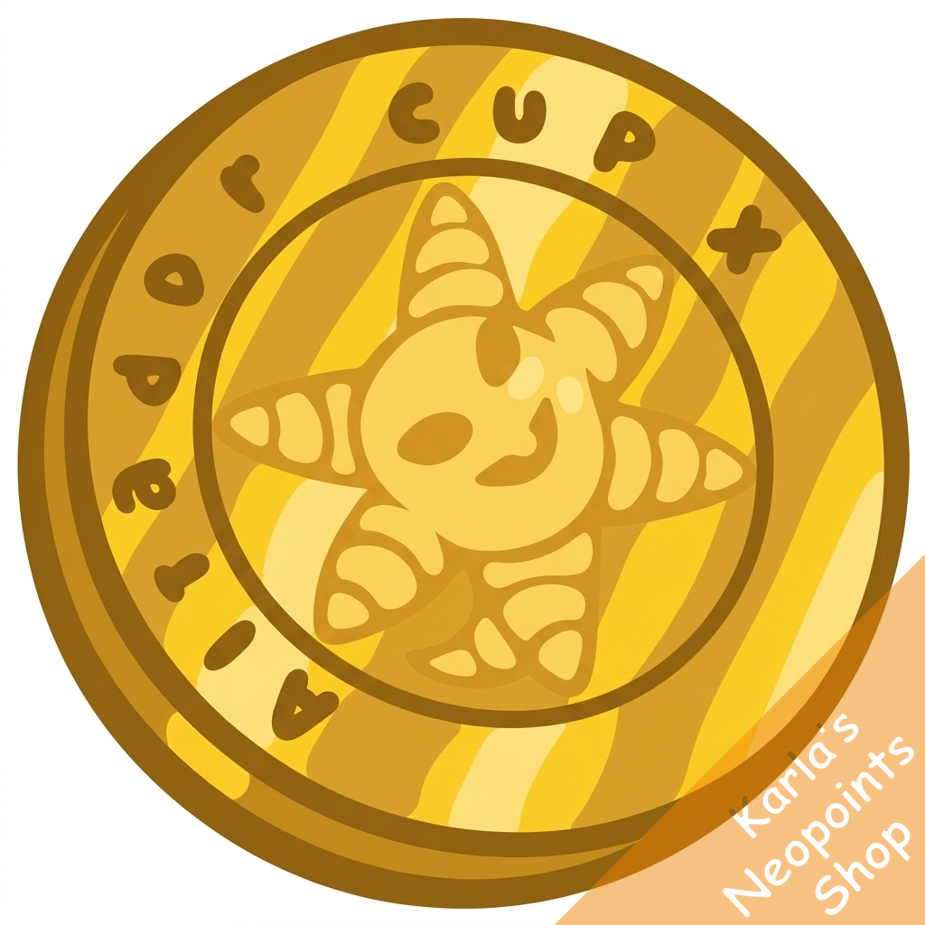 Altador Cup X Collectible Gold Coin