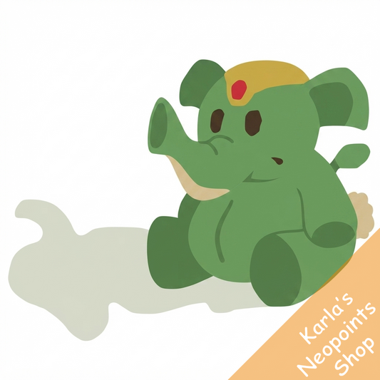 Magical Green Elephante Toy