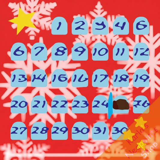 Snowflake Chocolate Advent Calendar