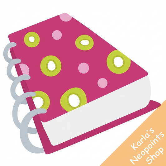 Pink Circles Notepad