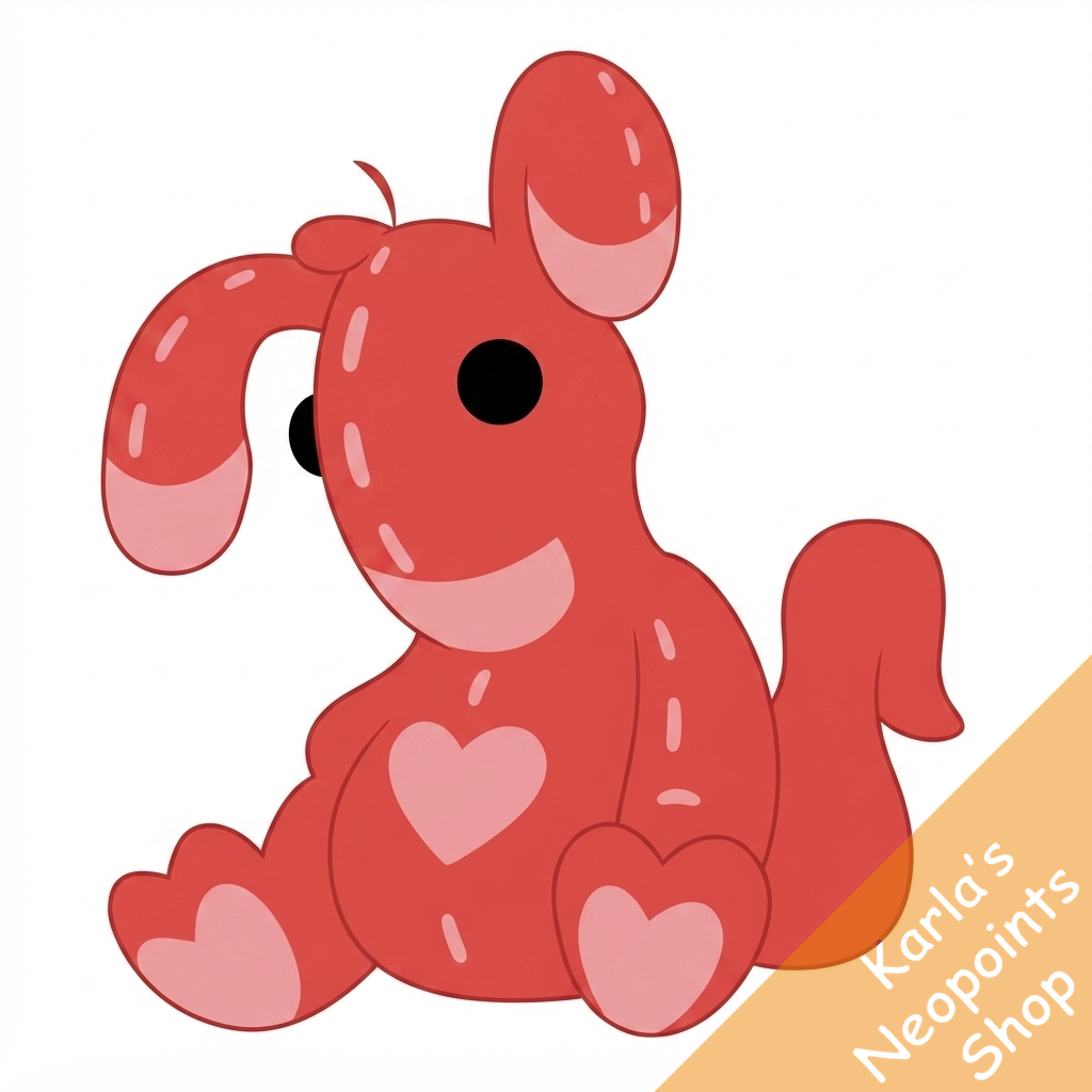 Magical Red Blumaroo Plushie