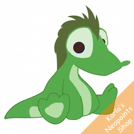 Magical Green Krawk Plushie