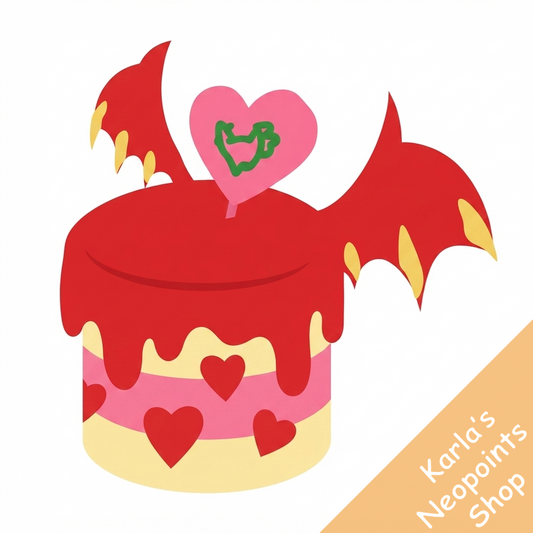 Scorchio Valentine Cake