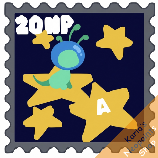 Alien Aisha Vending Stamp