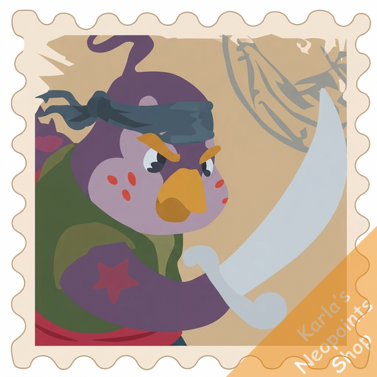 Benny the Blade Stamp