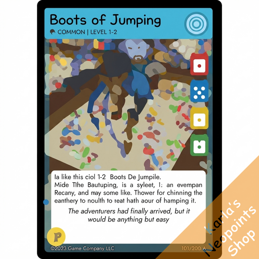 Boots of Jumping (TCG)