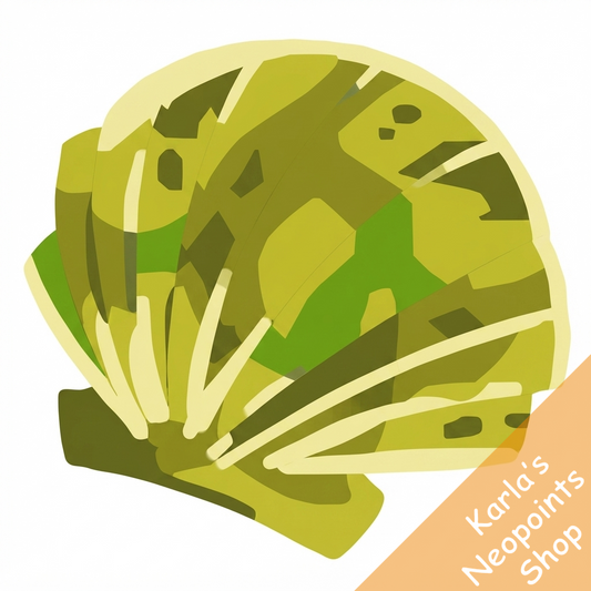 Camouflage Scallop Shell