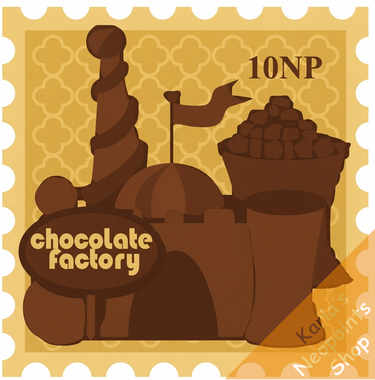 Chocolate Factory Stamp