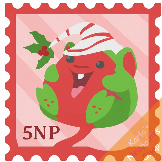 Christmas Meerca Stamp