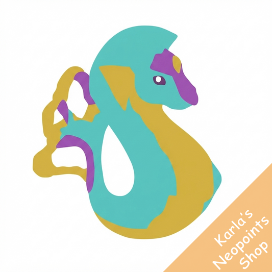 Enameled Peophin Brooch of the Deep