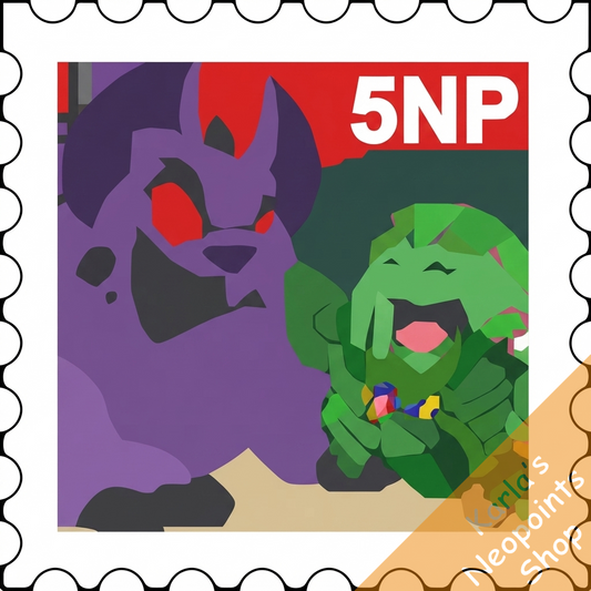 Green Knight Stamp