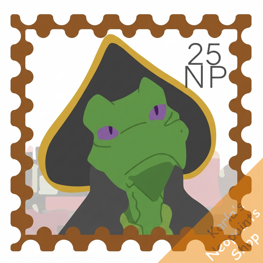Krawk Island Governor Stamp