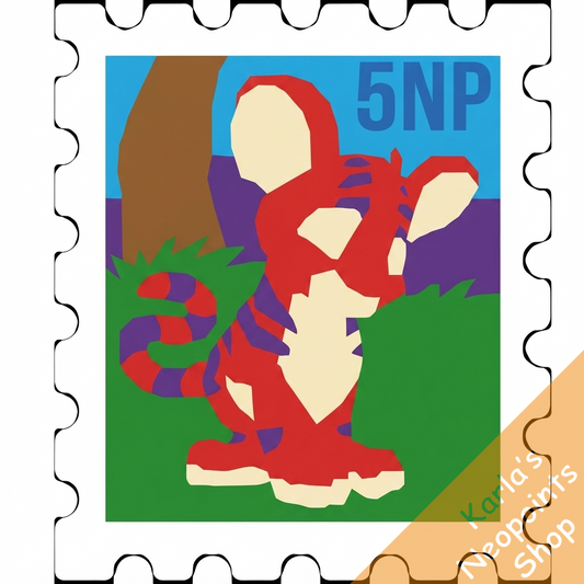 Mystery Island Kougra Stamp