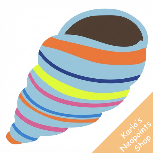 Rainbow Coloured Shell