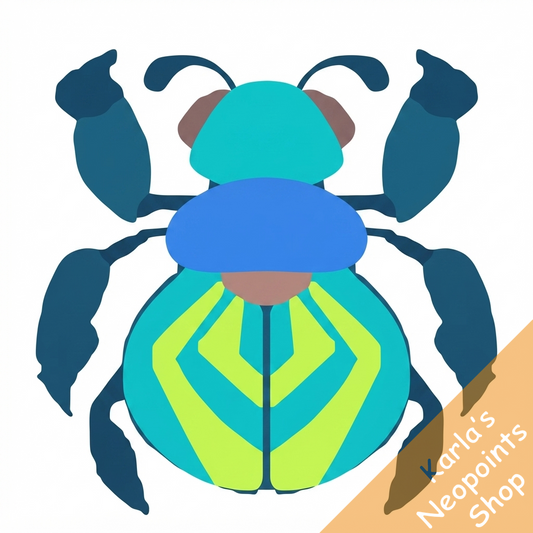 Uncommon Blue Collectable Scarab