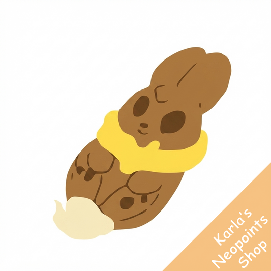 Yellow Cybunny Frosted Graham Cracker Cookie