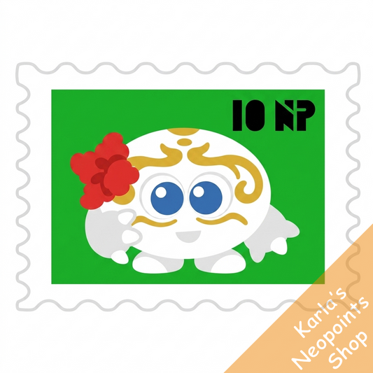 Mystery Island Kiko Stamp