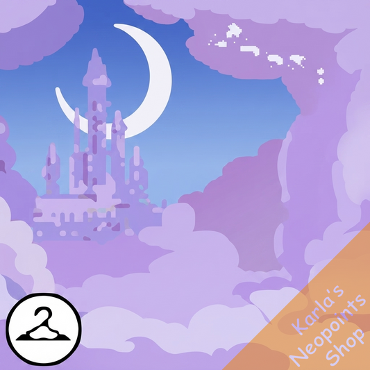 Dyeworks Purple: Cloud Castle Background