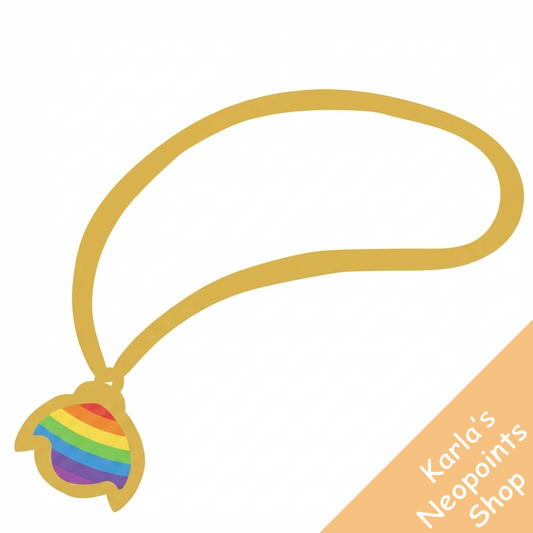 Rainbow Kacheek Pendant