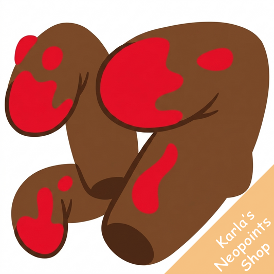 Chococherry Blumaroo Ears