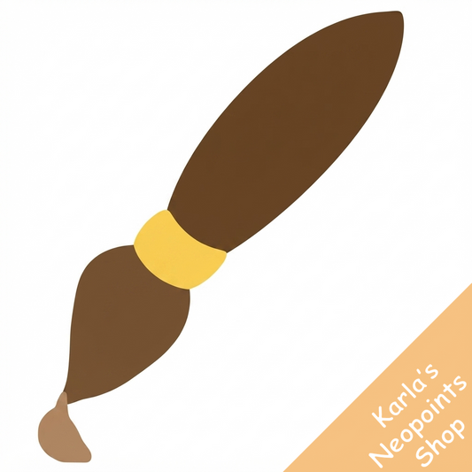 Brown Petpet Paint Brush