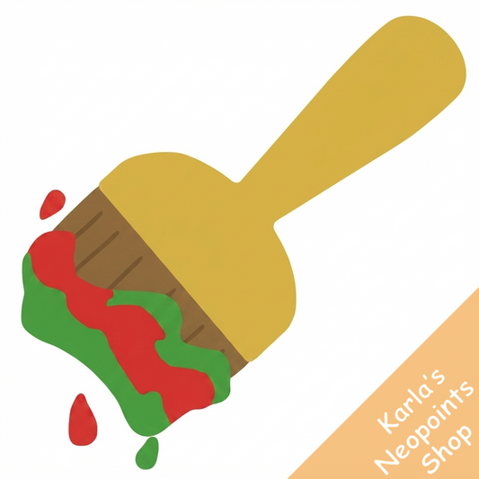 Christmas Paint Brush