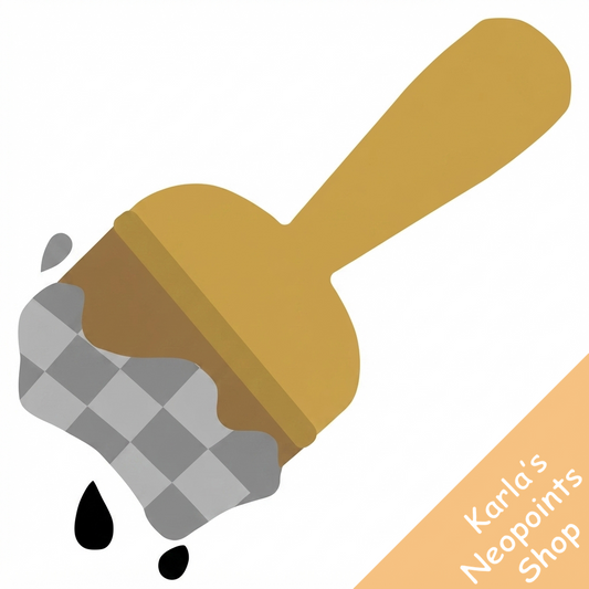 Checkered Paint Brush